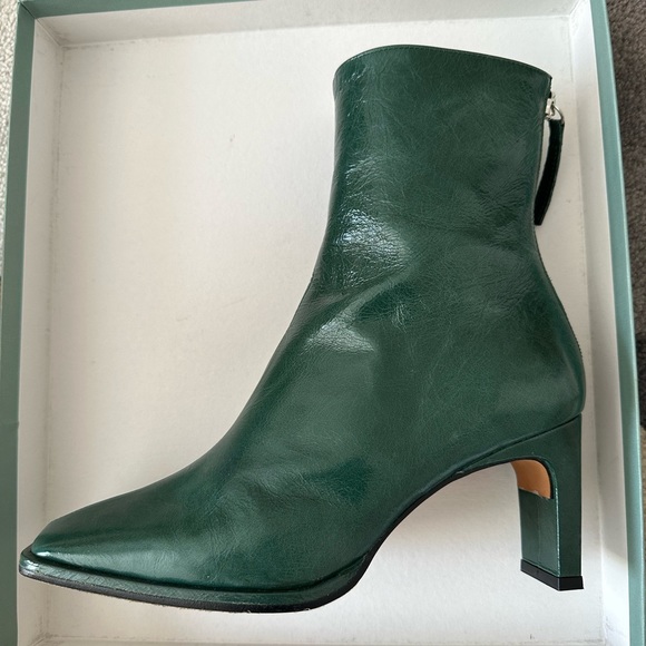 Very beauty Green leather boots - Picture 2 of 6